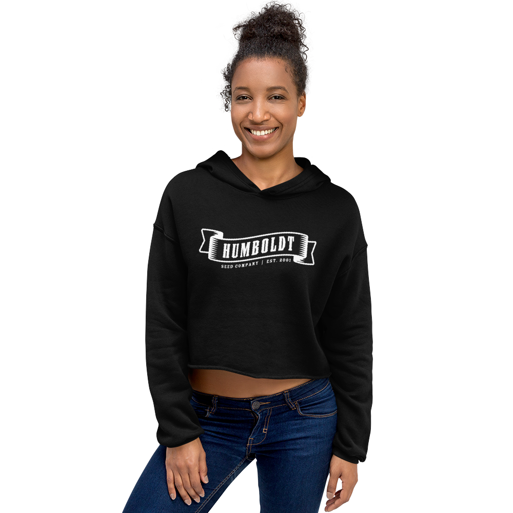 Logo Crop Hoodie