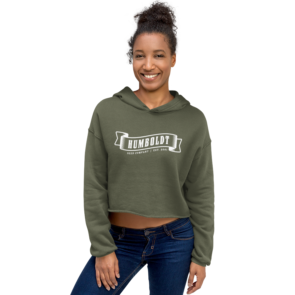Logo Crop Hoodie