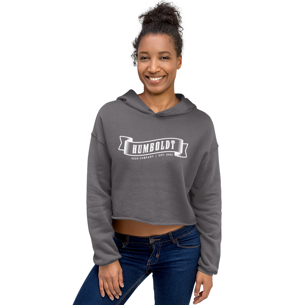 Logo Crop Hoodie